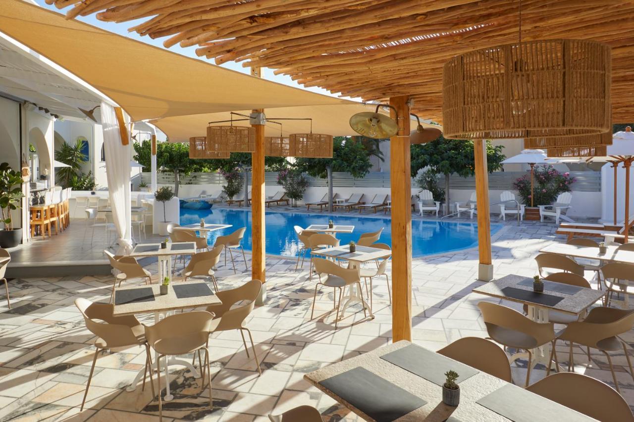 Hermes Hotel Kamári Exterior foto